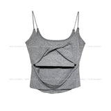 Hyped Back Twist String Sleeveless (+With Cup)