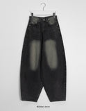 [unisex] Nabobo Washing Balloon Wide Denim Pants