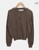 Lua Cashmere Knit Round Cardigan