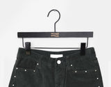 Tdan Corduroy Stud Shorts