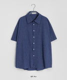[unisex] Beamgero check over short-sleeved shirt