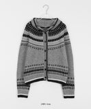 Tinoy Nordic Knit Hood Cardigan