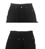 Teto Cargo Carpenter Cotton Wide Pants
