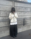 Meat Side Cut String Training Winter Brushed Pants