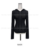 pita incised hood long sleeves
