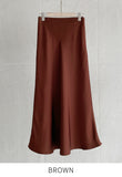 Shyro Satin Mermaid Banding Long Skirt