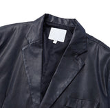 Kates leather over blazer