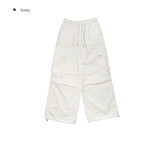Fergie Cargo String Wide Pintuck Pants