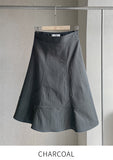 Viero flared midi skirt