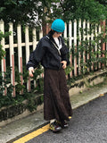 SUEDE WRINKLE LONG SK