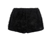 [mnem] Soft Fur Mini Shorts