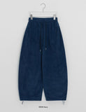 [Unisex] Sitb Fleece Brushed Banding Balloon Wide Pants
