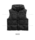 Miley String Hooded Vest Padded