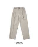 Morris Linen Belted Wide Slacks