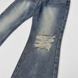 Wide Boot Cut Fit Denim Pants