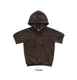 DOUBLE ♡ HALF HOOD T
