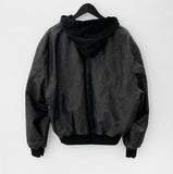 Keaton Leather Hooded Blouson