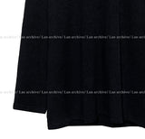 Loose fit ribbed U-neck knit