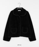 Kindo Collar Pocket Fleece Jacket