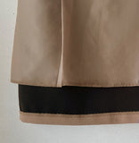 Miato brushed H-line skirt