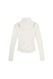 PRTN)Porterna brushed layered turtleneck t-shirt