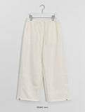 Carinton Pintuck Training Banding Wide Pants