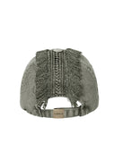 Lace Trimming Washed Cap