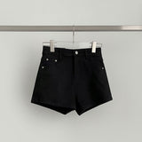 Hip Volume Span Cotton Shorts