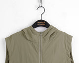 Vasen nylon rusting rivet windbreaker hooded vest