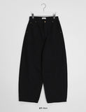 [OOTJ] Cority Heart Rivet Work Wide Cotton Pants