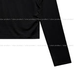 Sally Cubic Shirring Unbalanced Shoulder Long Sleeve