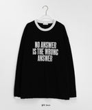 [unisex] Lima Lettering Over Long Sleeve Tee