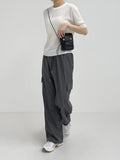 Nylon Pocket String Mini Crossbody Bag