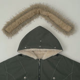 Unique Vintage Fur Full Lining Padding Jacket