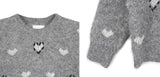 Lucien Angora Heart Knit