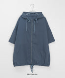 Hyoshi Summer Hood Short Sleeve Wind Jumper