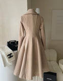 Purcell Collar Flare Wool Long Coat
