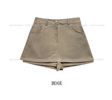 Horse cotton layered skirt pants