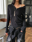 Lighty Half Zip-Up Slim Hoodie