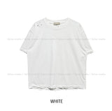 Evie Damage Crop Short Sleeve T-Shirt