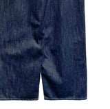 Coil wide raw denim pants