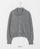 Herri Collar Crop Knit Cardigan