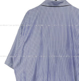 Levi overfit striped half shirt