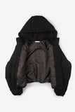 Utility big pocket hood short padded jumper