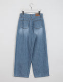 Teruki summer washed wide denim pants