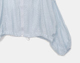 Muni Flower Seethrough String Hooded Jumper