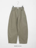 Waju cut wide balloon cotton pants