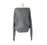 Picker V-neck Loose Cable Knit