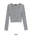 Basic Toppinut Square Long-Sleeved