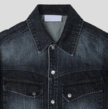 Bor Washed Western Denim Jacket